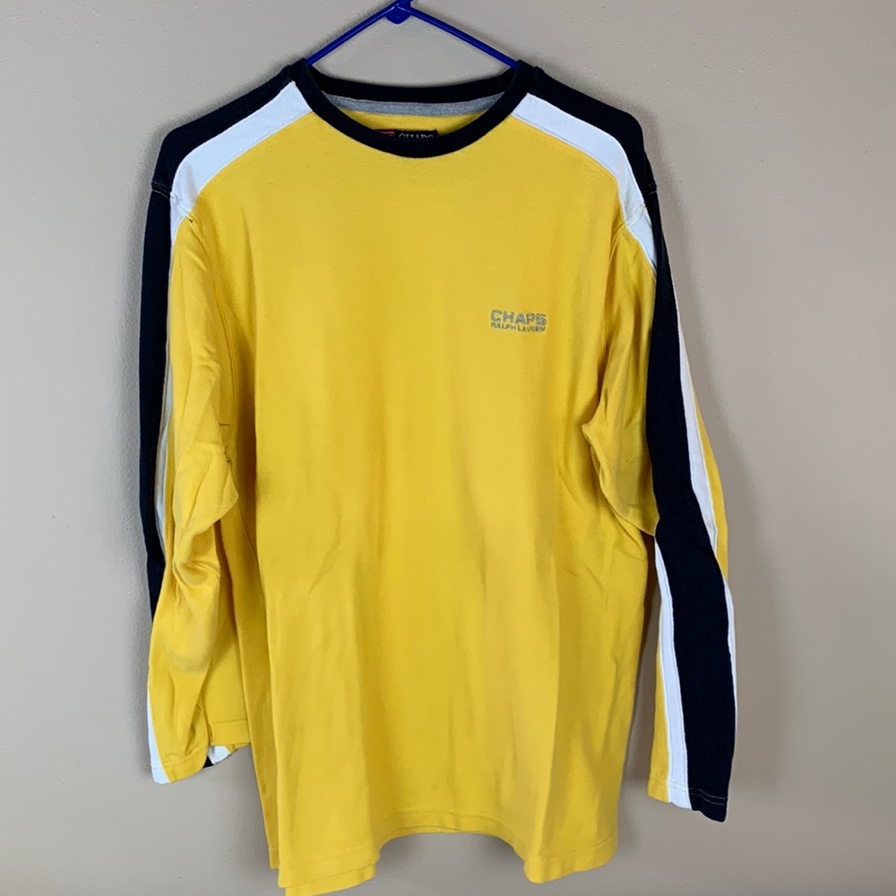 Chaps Ralph Lauren Men’s Long Sleeve 100% Cotton Shirt Size Large